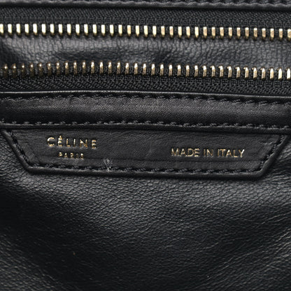 Celine Smooth Calfskin Mini Bi-Color Luggage Forest Black 9 of 22
