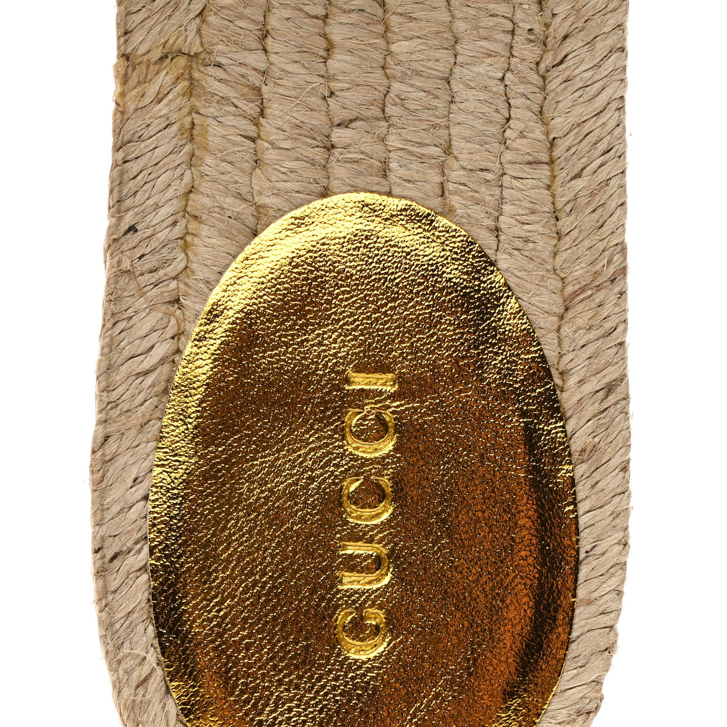 Gucci Metallic Nappa Matelasse GG Marmont Espadrille Slide Sandals