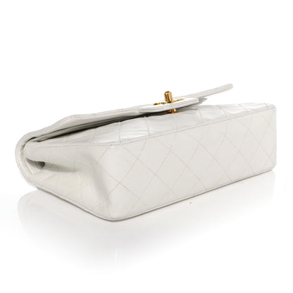 Chanel Lambskin Quilted Small Double Flap White 4 of 11