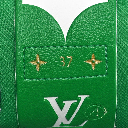 Louis Vuitton Calfskin Charlie Sneaker 37 White Green 7 of 8