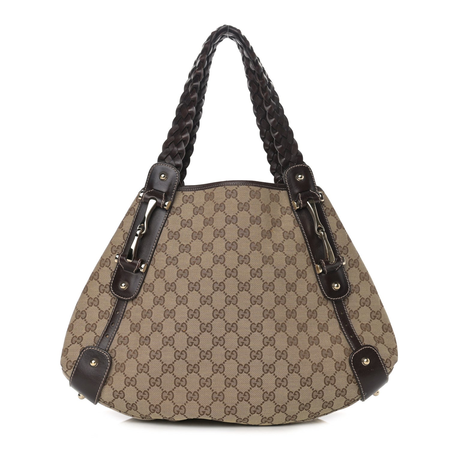 Gucci Monogram Medium Pelham Shoulder Bag Dark Brown 1 of 9