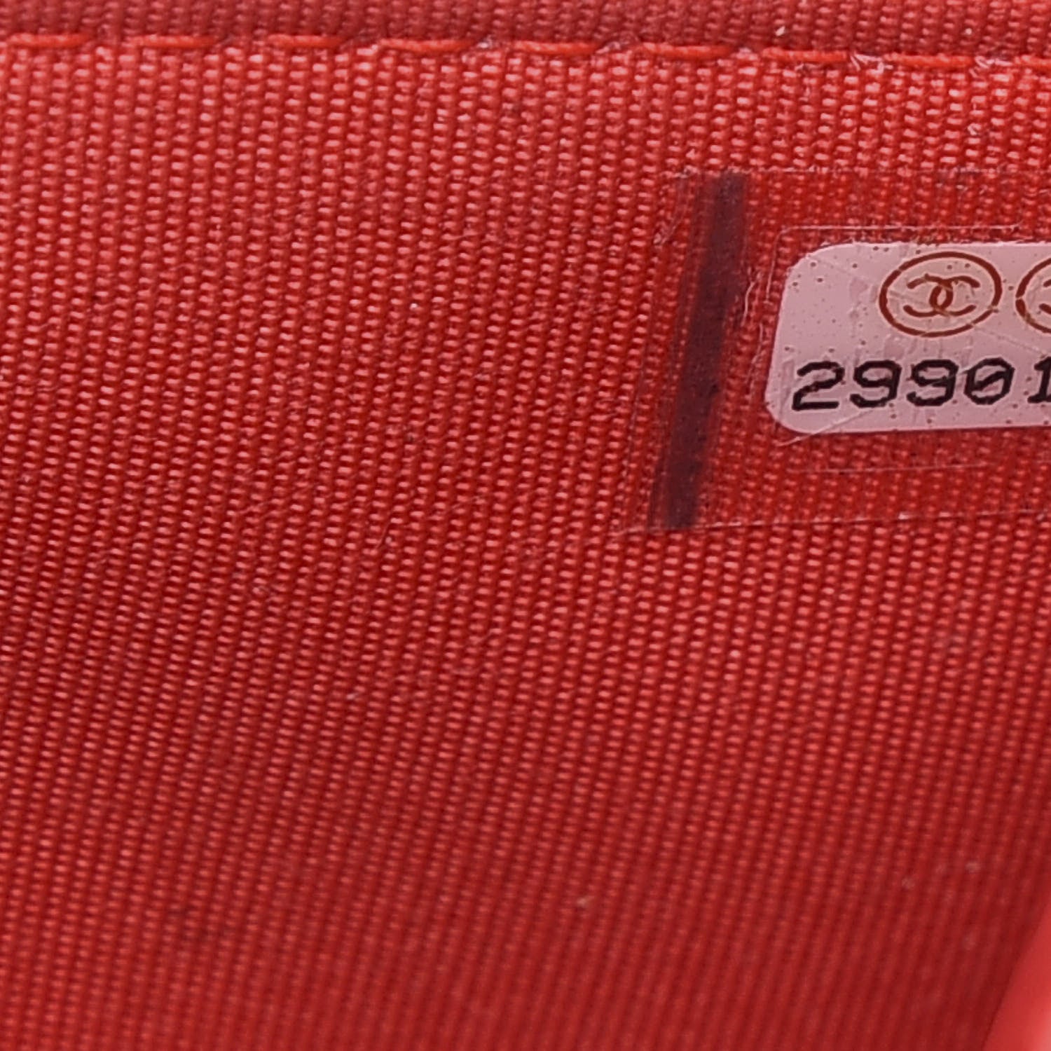 Chanel Lambskin Quilted CC Pearl Crush Wallet on Chain WOC Red 7 of 14