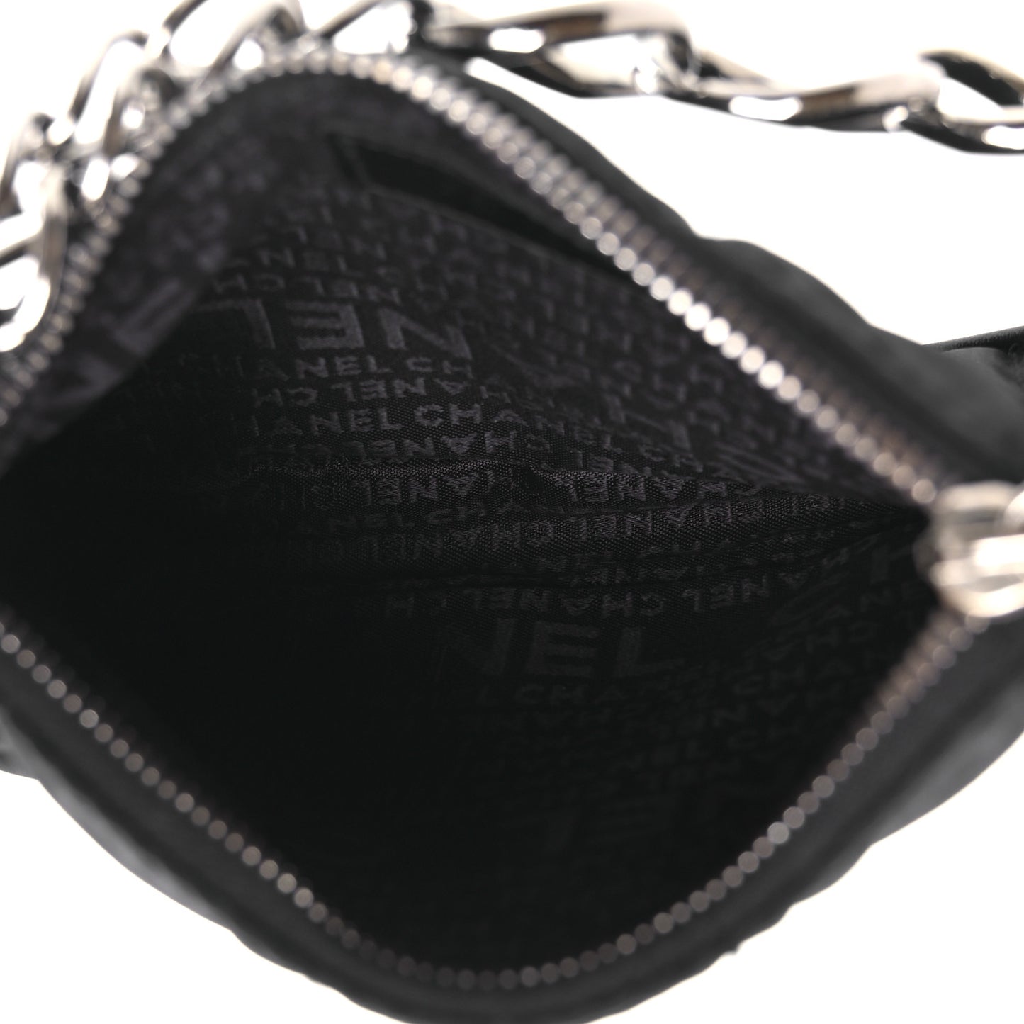 Nylon Chocolate Bar Mini Bag Black