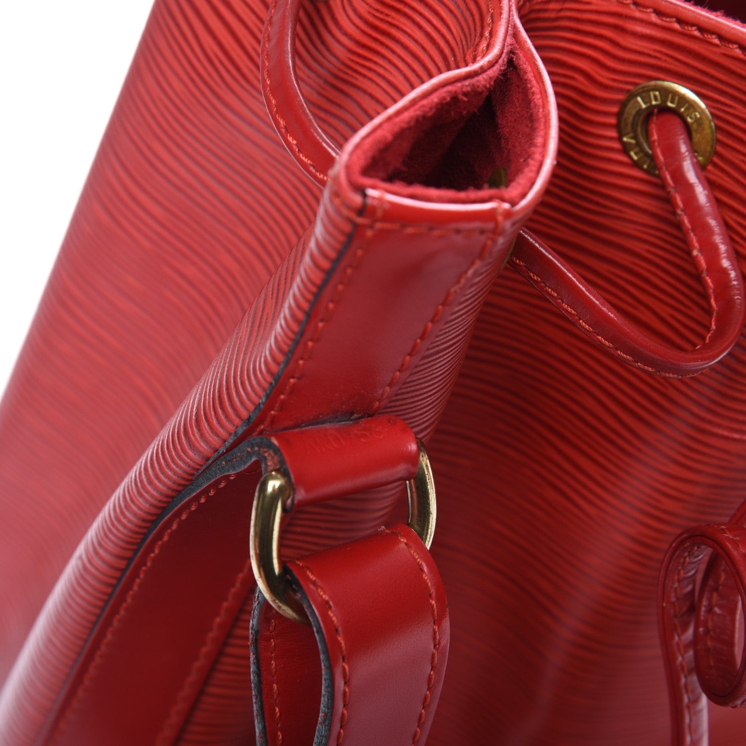 Louis Vuitton Epi Petit Noe Castillan Red 6 of 7