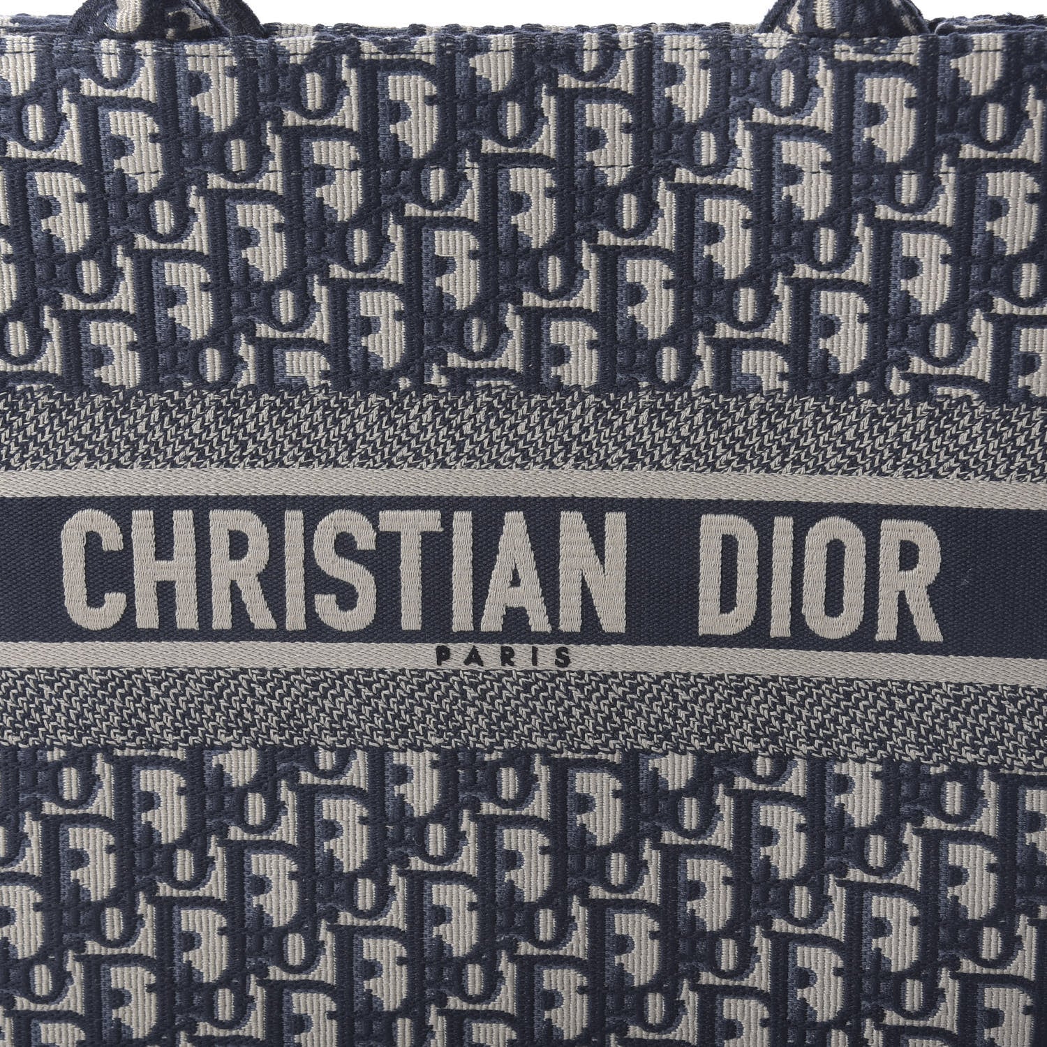 Christian Dior Oblique Medium Book Tote Blue Multicolor 10 of 11