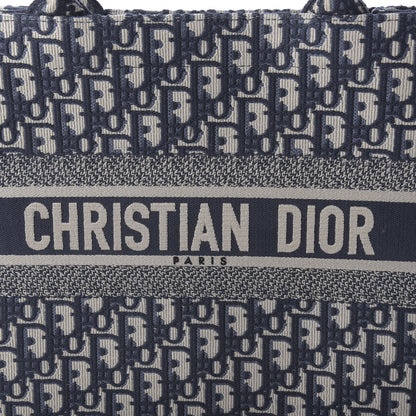 Christian Dior Oblique Medium Book Tote Blue Multicolor 10 of 11