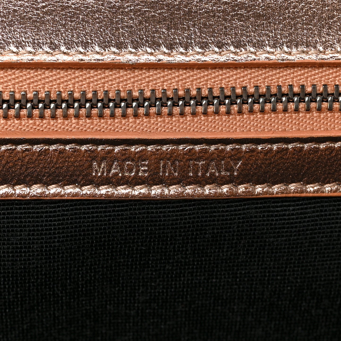 Metallic Ceramic Effect Deerskin Medium Diorama Flap Bag Gold