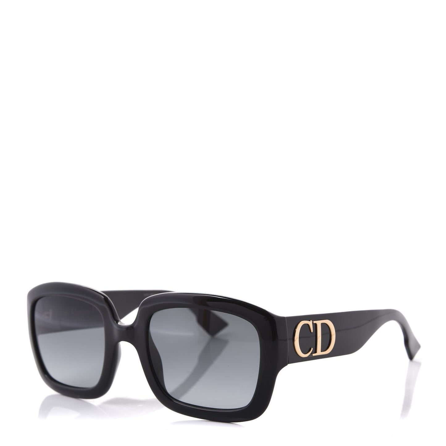 CHRISTIAN Acetate D Dior Sunglasses Black