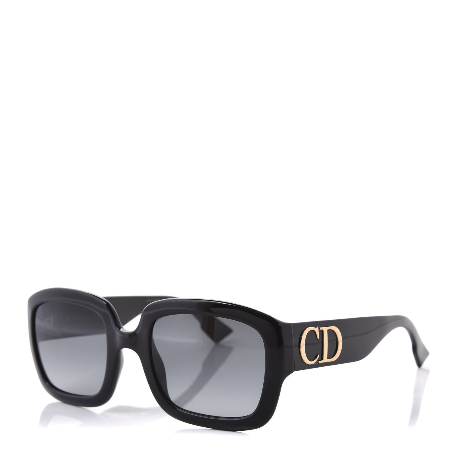 Christian Dior CHRISTIAN Acetate D Dior Sunglasses Black 1 of 10