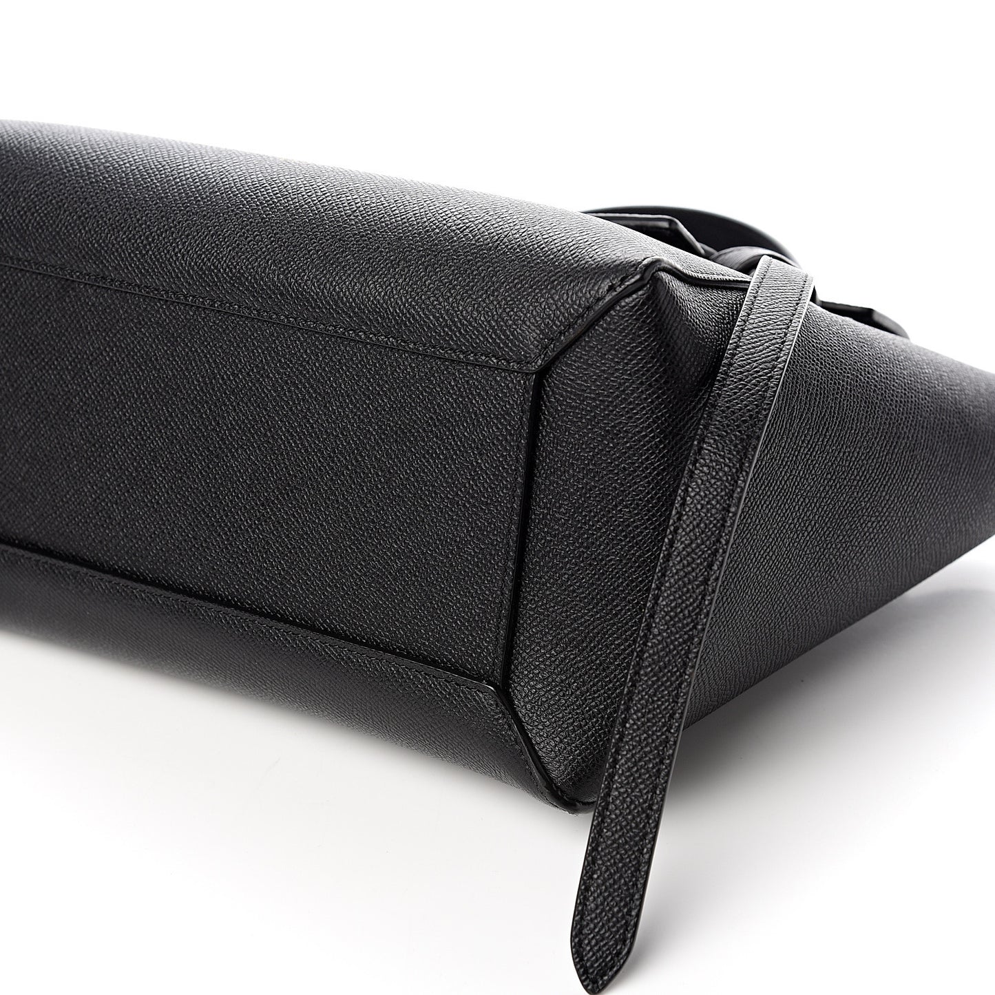 Baby Grained Calfskin Micro Belt Bag Black