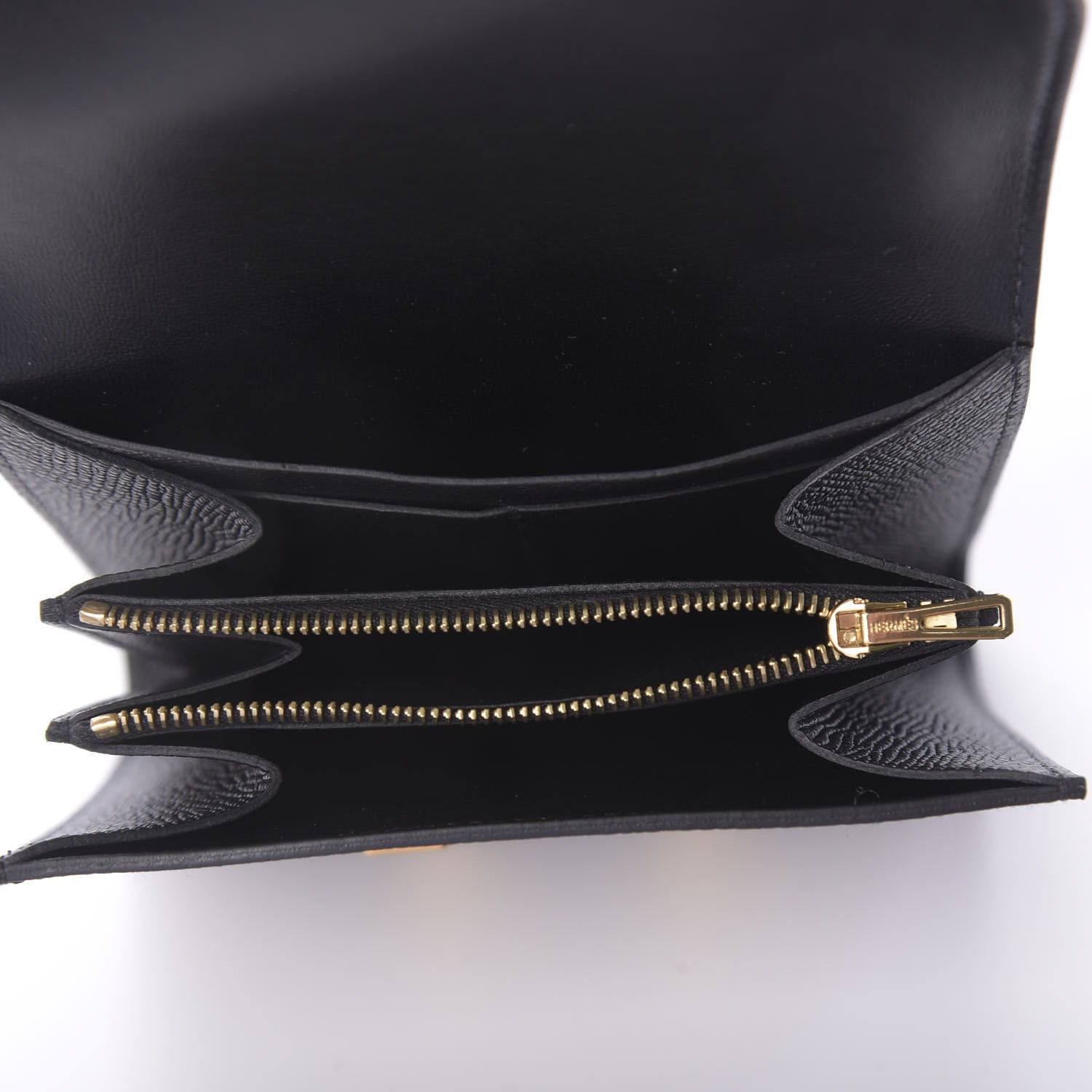 Hermes Epsom Constance Short Wallet Black 5 of 10