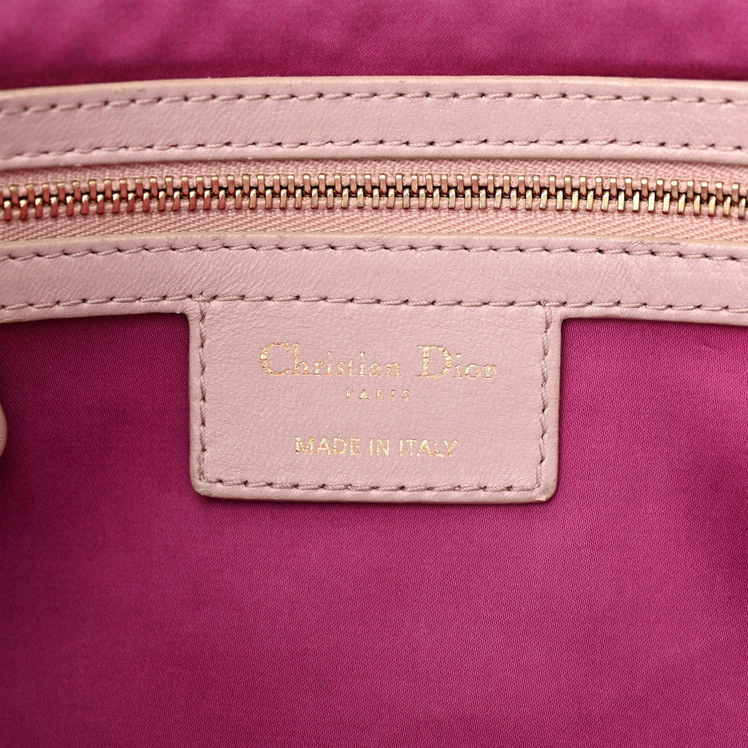 Christian Dior Lambskin Cannage Small Milly La Foret Shoulder Bag Pink 6 of 14