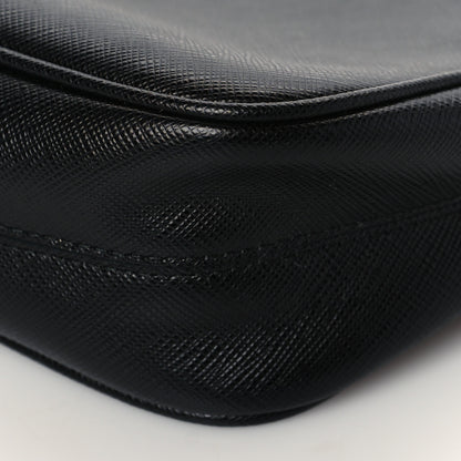 Prada Saffiano Lux Re-Edition 2005 Shoulder Bag Black 9 of 9