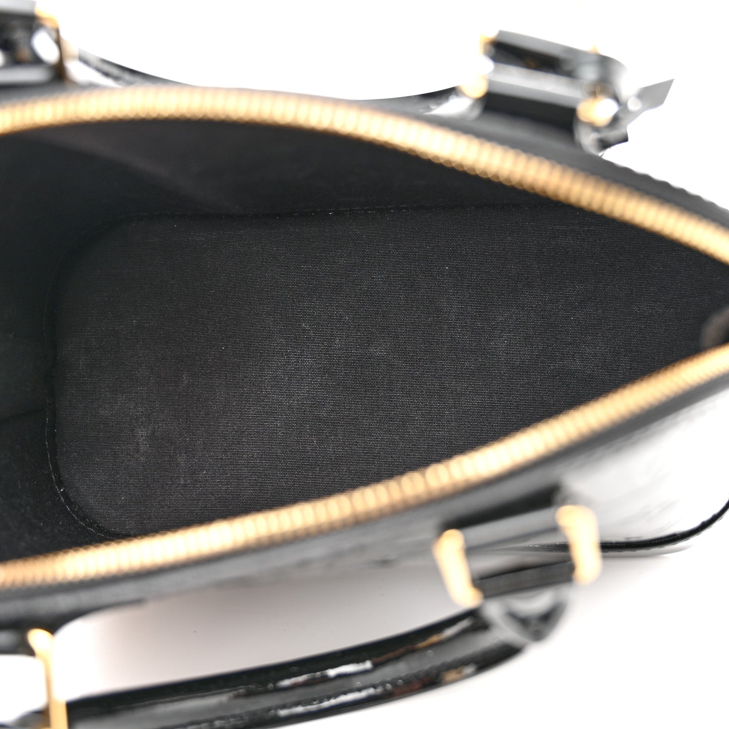 Louis Vuitton Vernis Alma BB Noir Magnetique 5 of 11