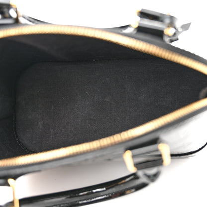 Louis Vuitton Vernis Alma BB Noir Magnetique 5 of 11