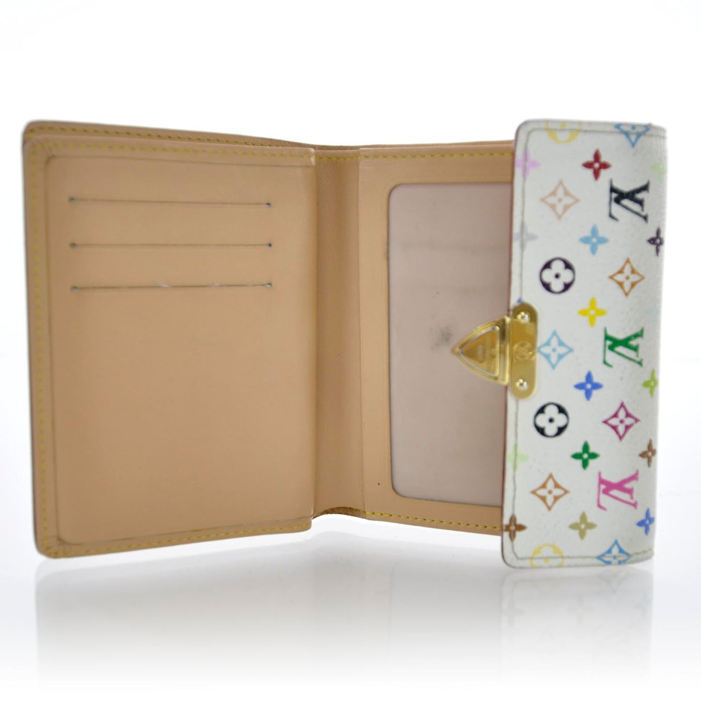Monogram Multicolor Koala Wallet White