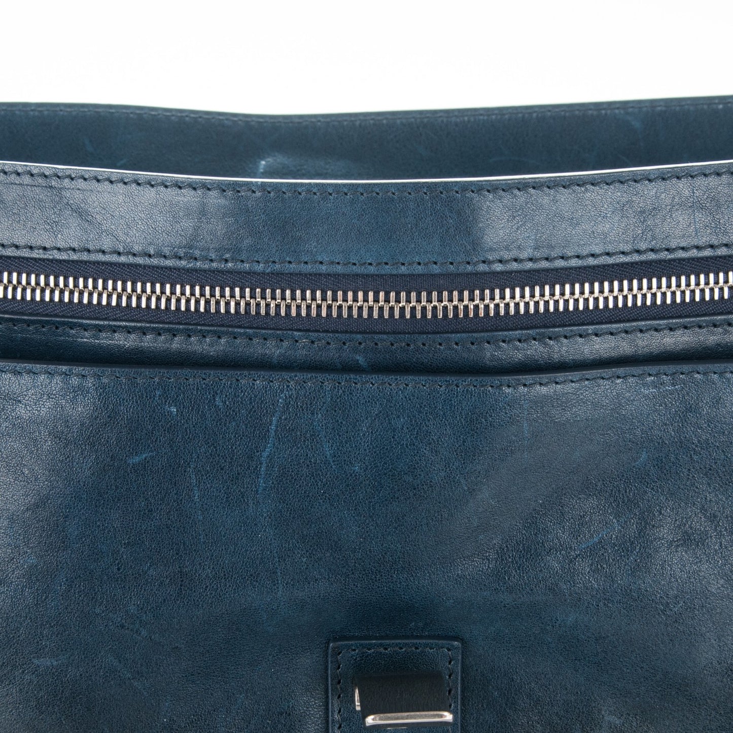 Lambskin Medium PS1 Satchel Navy