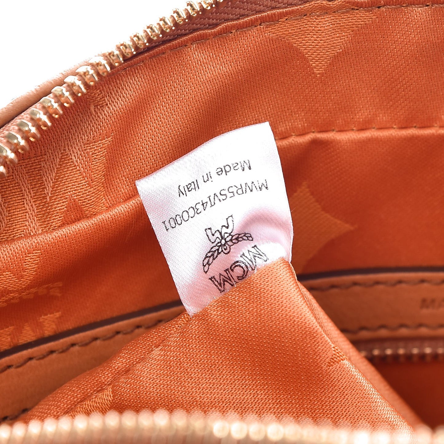 Visetos Medium Heritage Line Camera Crossbody Bag Cognac