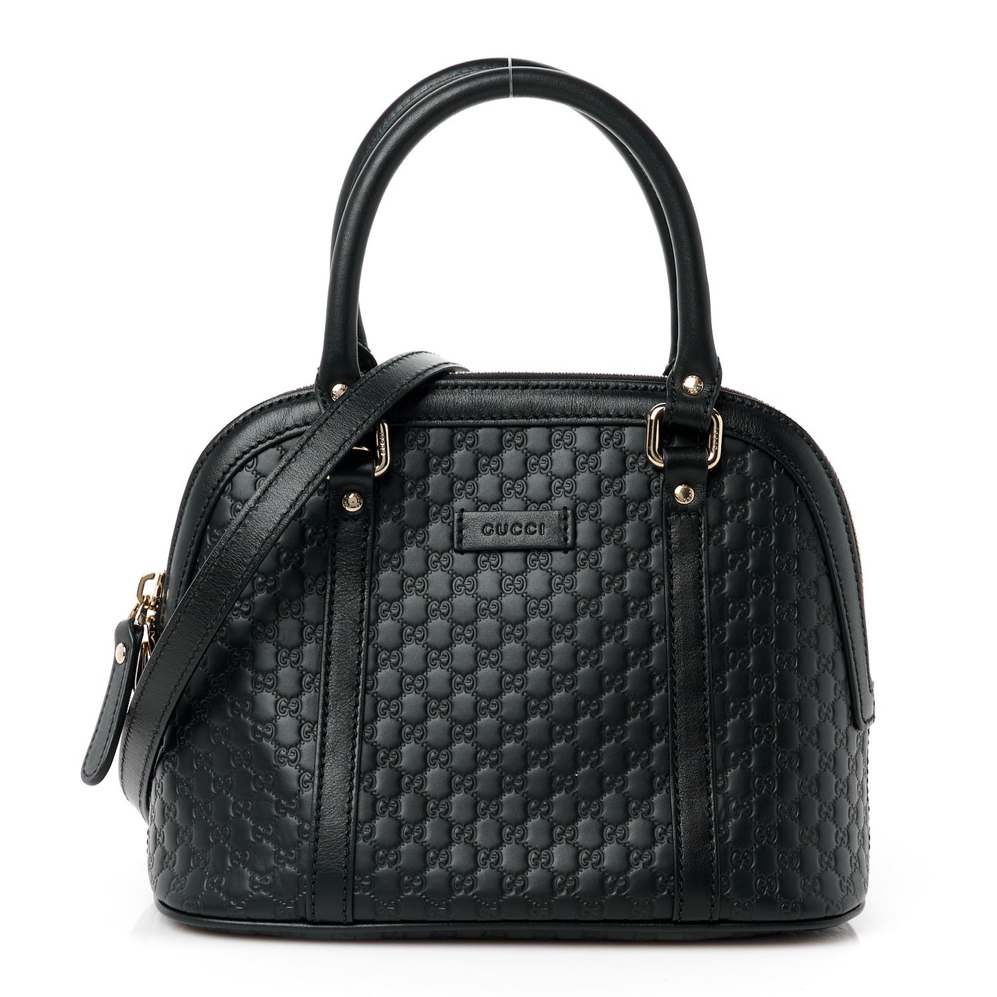 Microguccissima Mini Dome Bag Black