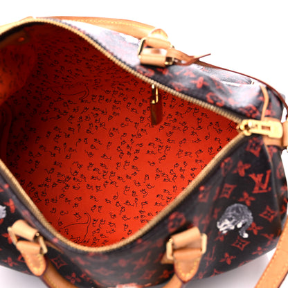 Louis Vuitton Catogram Speedy Bandouliere 30 Marron 5 of 16