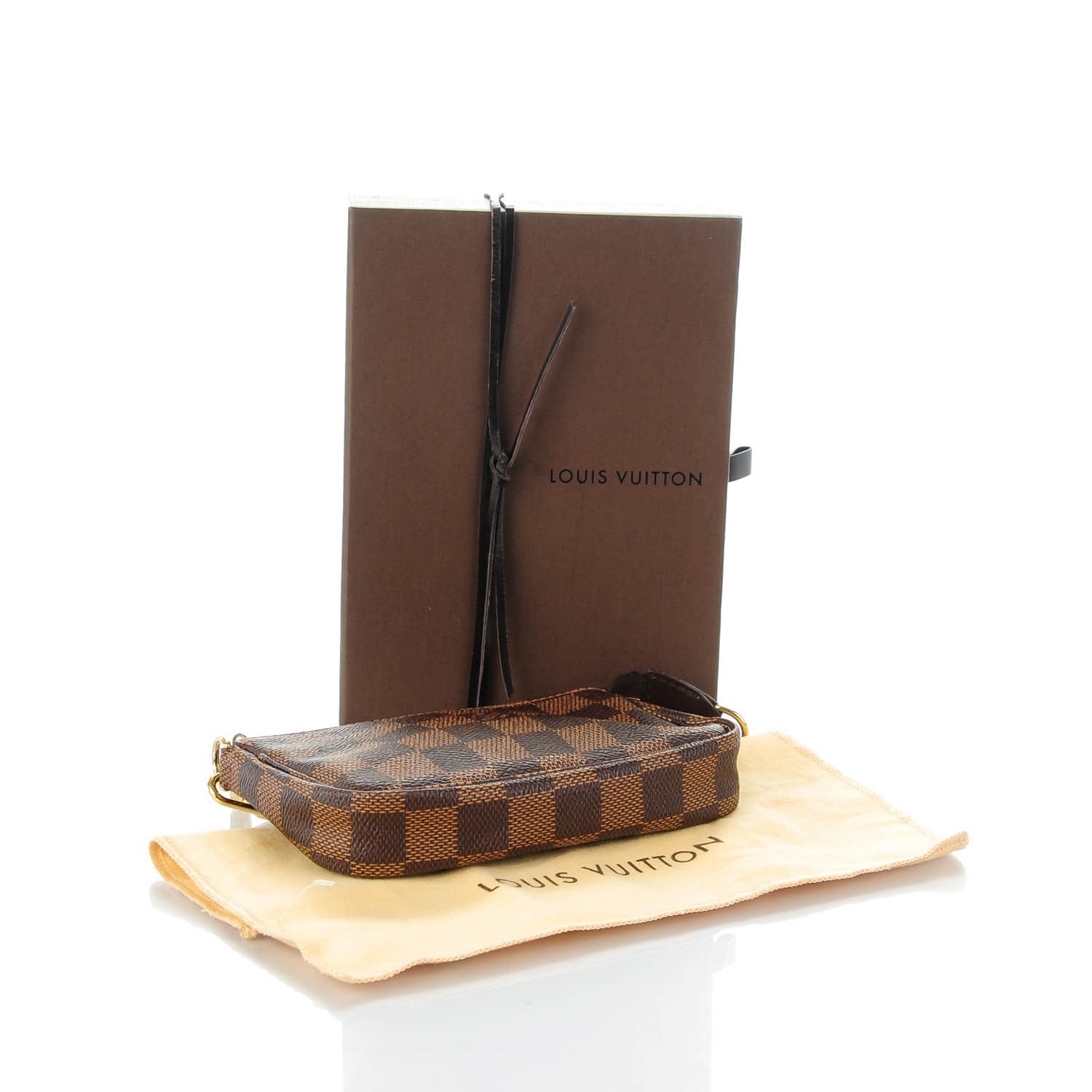 Louis Vuitton Damier Ebene Mini Pochette Accessories 4 of 7