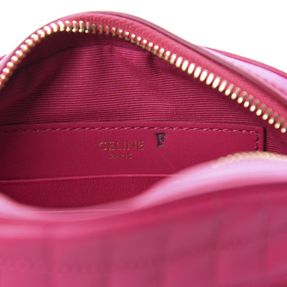 Celine Calfskin Quilted Small C Charm Bag Pink 8 of 10