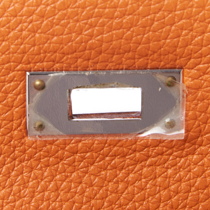 Hermes Togo Kelly Retourne 35 Orange 24 of 32