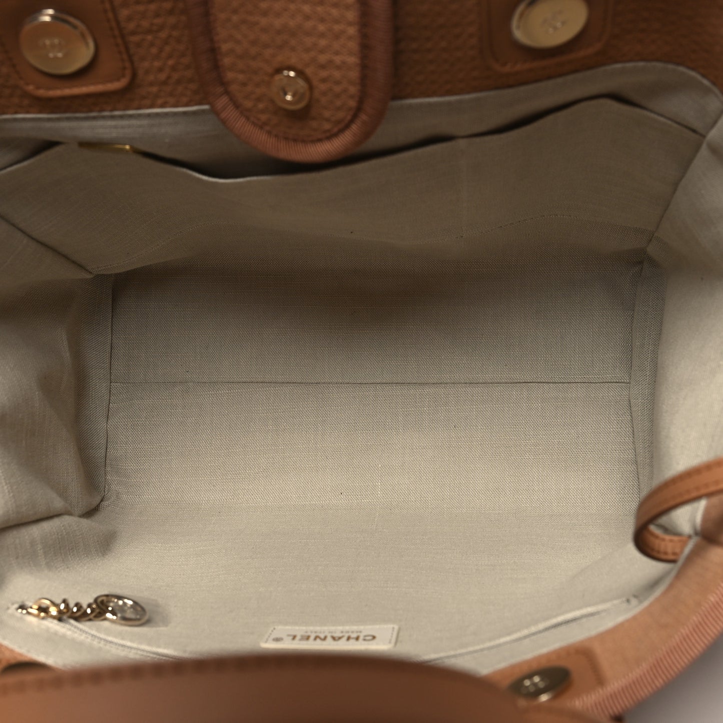 Mixed Fibers Small Deauville Tote Camel