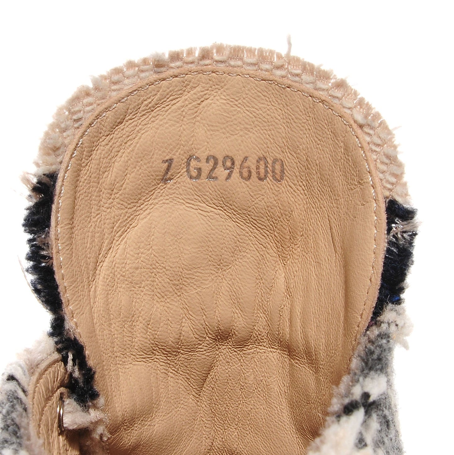 Canvas Striped Lace Up Espadrilles 40 Beige Grey