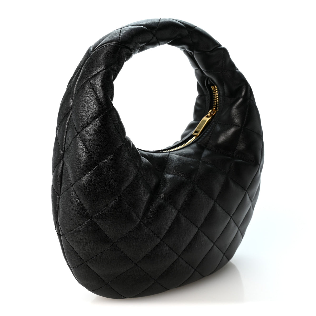 Lambskin Quilted Icarino Bag Black