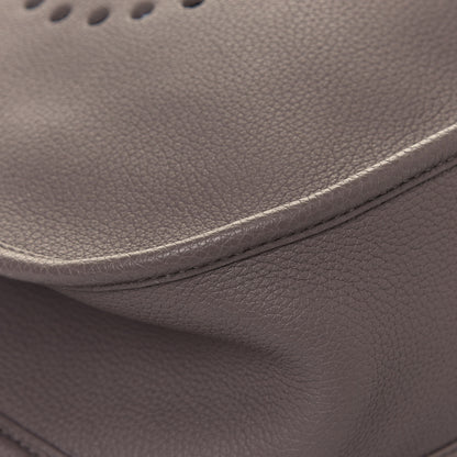 Hermes Taurillon Clemence Evelyne III GM Gris Asphalte 9 of 12