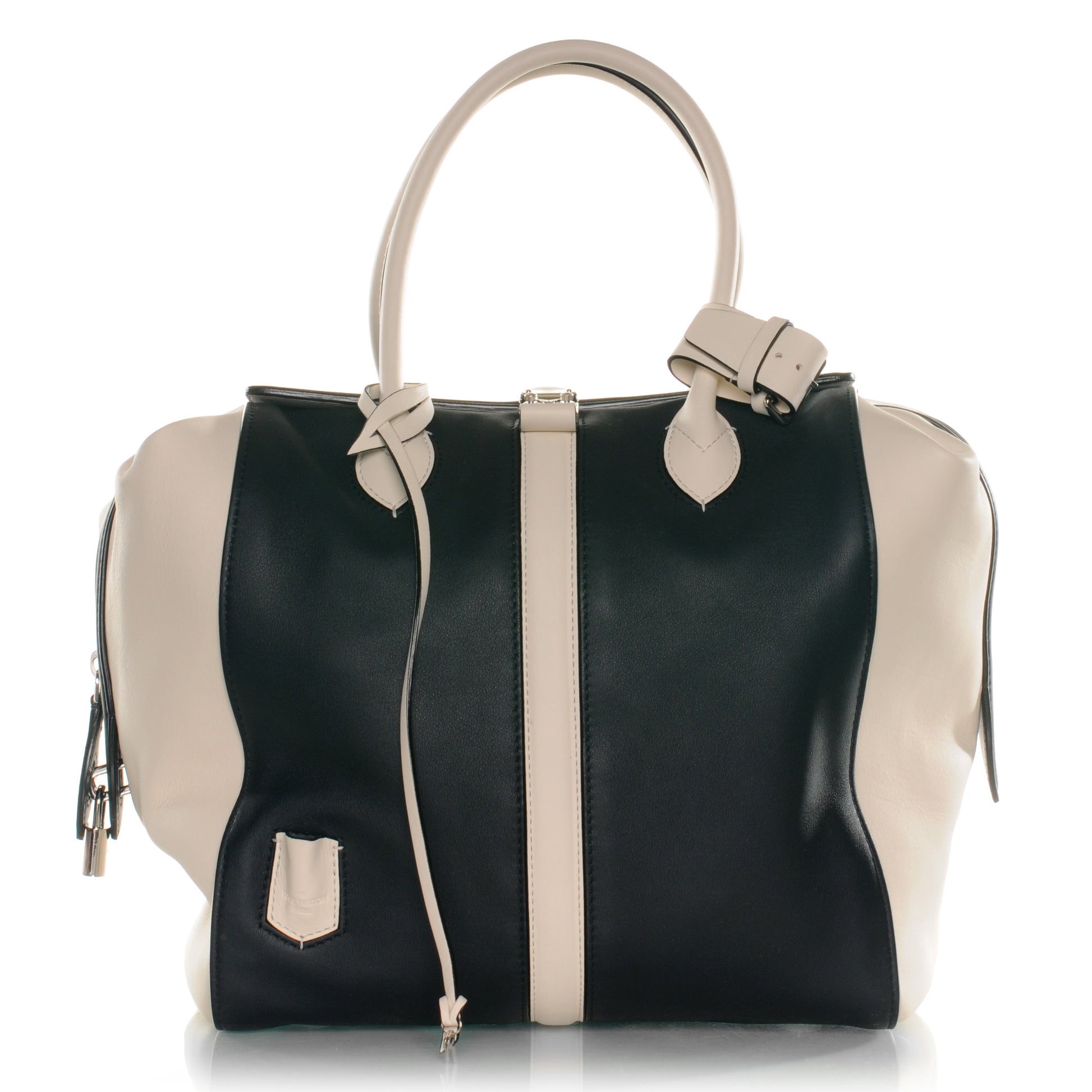 Louis Vuitton Calfskin Suship North South Speedy Navy White 1 of 9