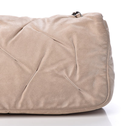 Chanel Iridescent Calfskin Glint Flap Beige 17 of 17