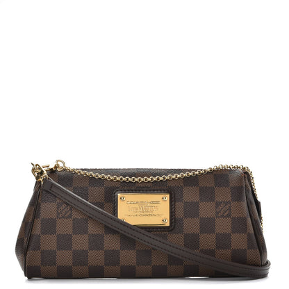 Louis Vuitton Damier Ebene Eva Clutch 1 of 7