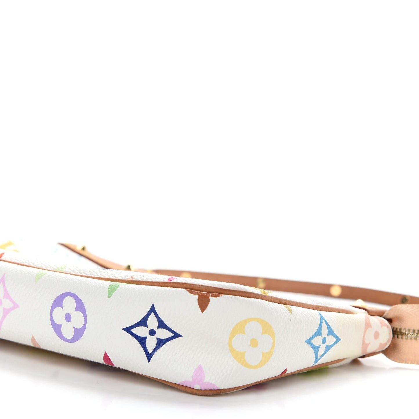 Monogram Multicolor Pochette Accessories White