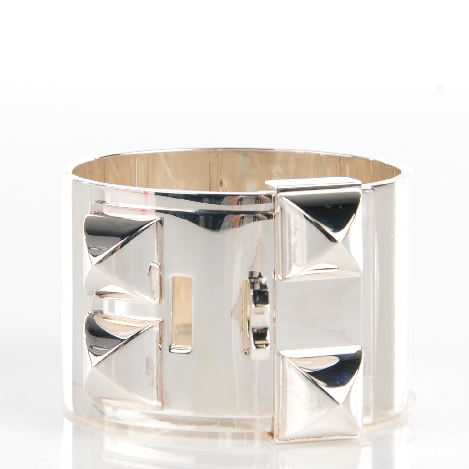Hermes Sterling Silver Collier De Chien Bracelet SH 4 of 8