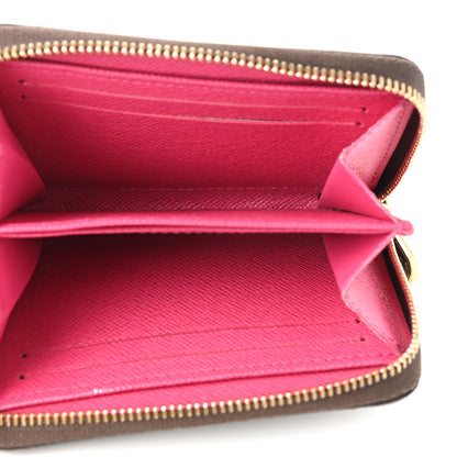 Louis Vuitton Damier Ebene 2020 Christmas Animation Roller Coaster Zippy Coin Purse Pivoine 5 of 8