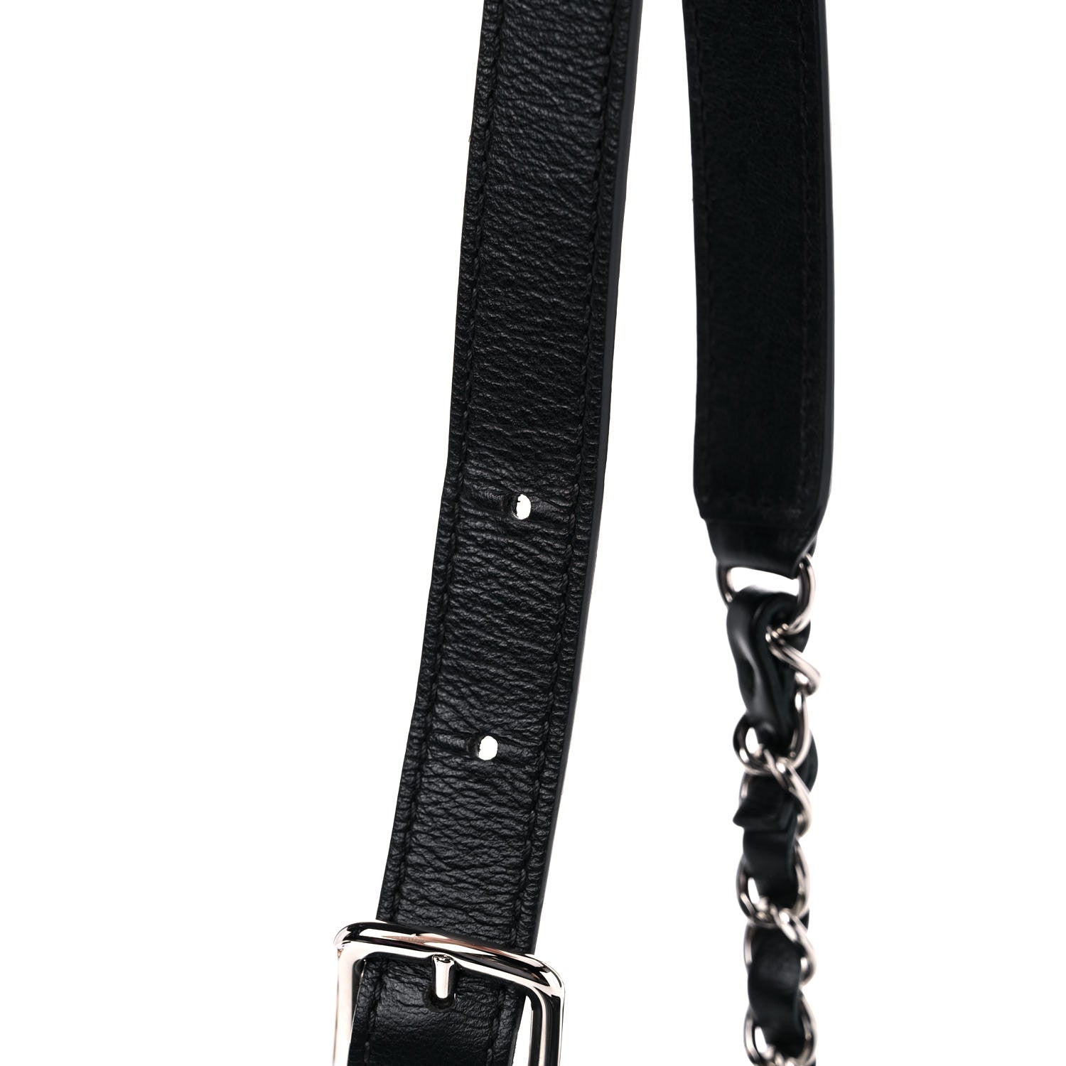 Chanel Calfskin Quilted CC Uniform Flap Belt Bag Black 10 of 10