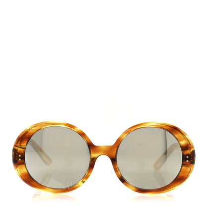 Celine Acetate Polarized Oval Sunglasses CL 40065 Brown 2 of 7