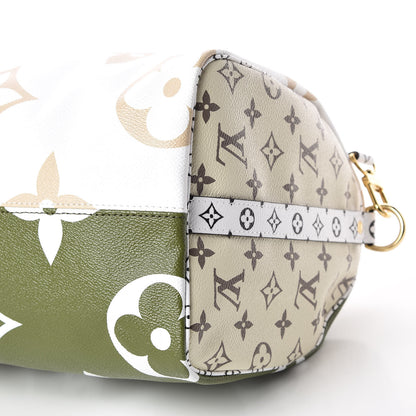 Louis Vuitton Monogram Giant Speedy Bandouliere 30 Kaki Beige 6 of 10