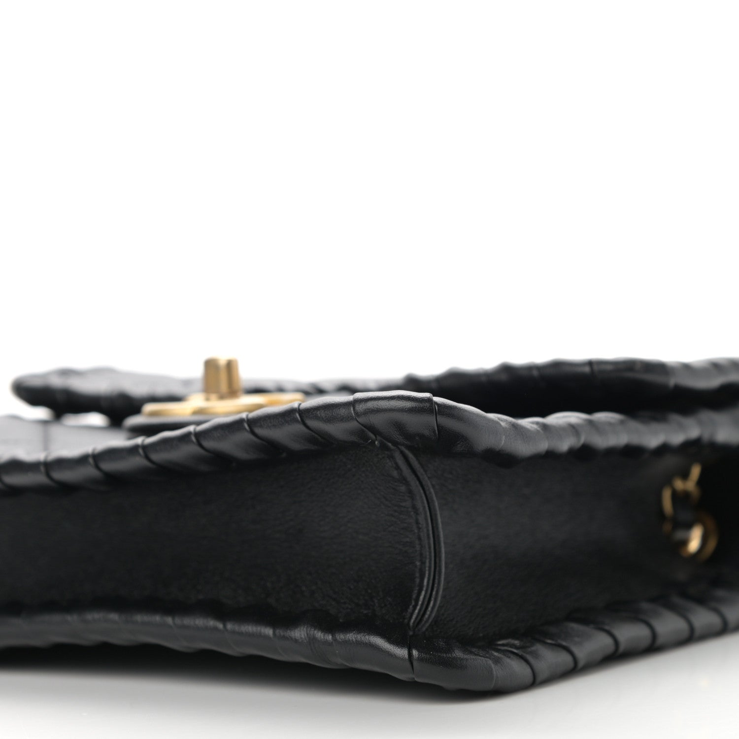 Chanel Calfskin Braided Mini My Own Frame Flap Black 10 of 11