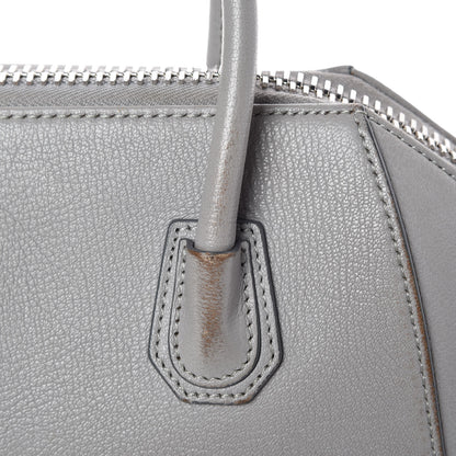 Givenchy Sugar Goatskin Mini Antigona Pearl Grey 9 of 9