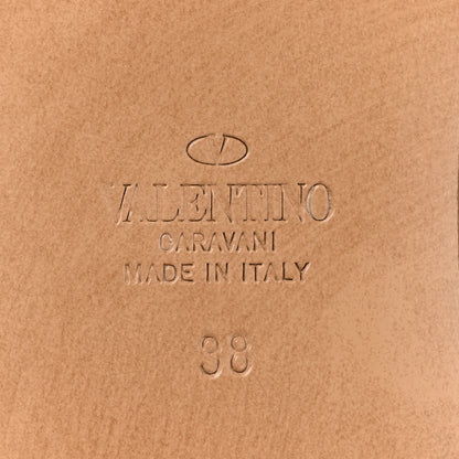 Valentino Garavani Calfskin One Stud Flat Thong Sandals 38 Rose Cannelle 6 of 10