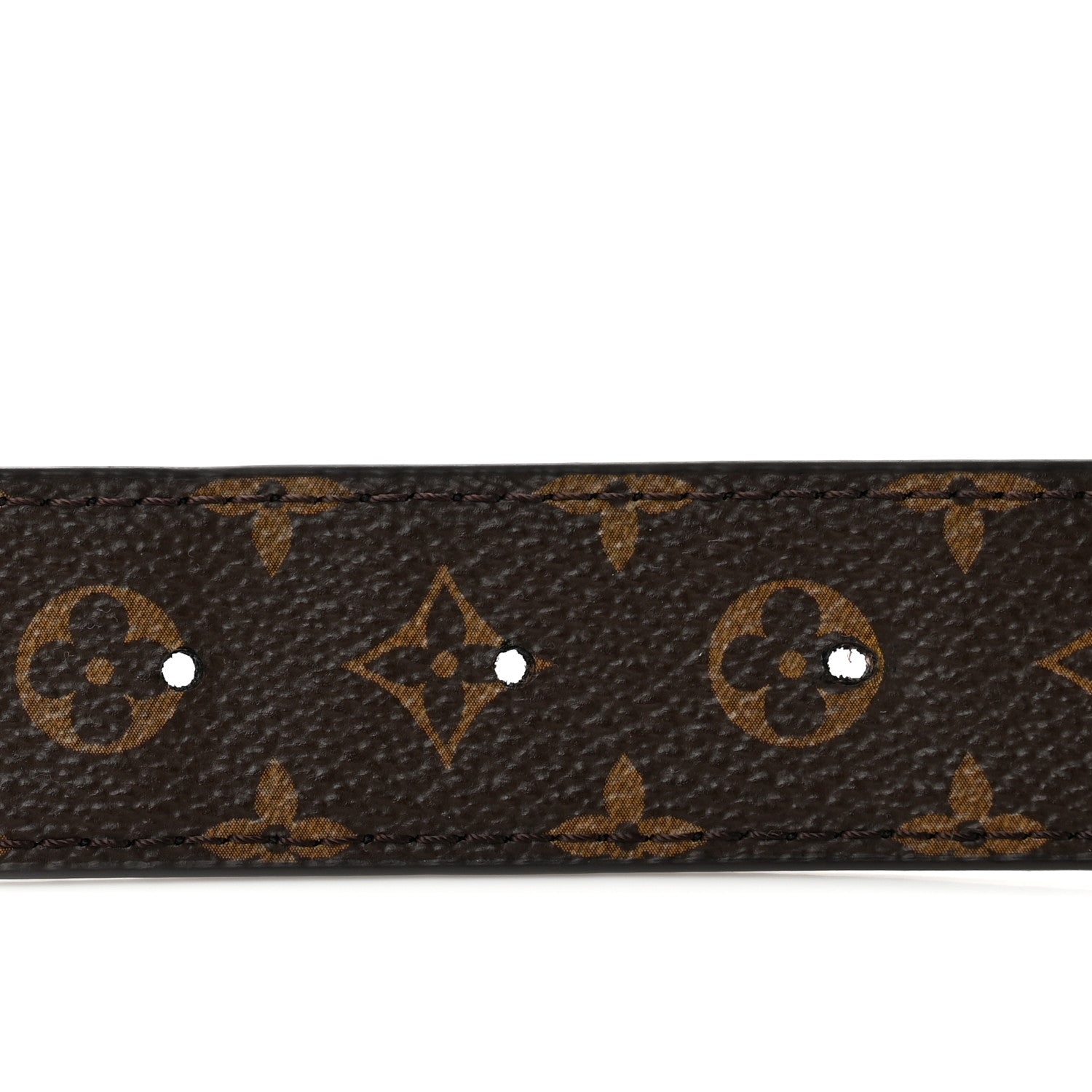 Louis Vuitton Monogram LV Script 30mm Reversible Belt 80 32 Black 3 of 6