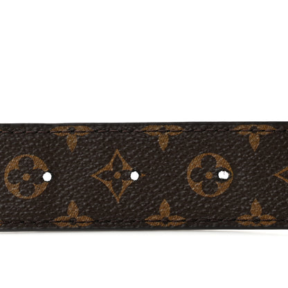 Louis Vuitton Monogram LV Script 30mm Reversible Belt 80 32 Black 3 of 6