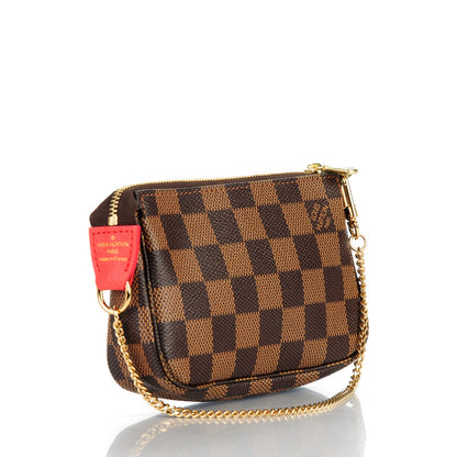 Louis Vuitton Damier Ebene 2015 Christmas Animation Mini Pochette Accessories 3 of 7