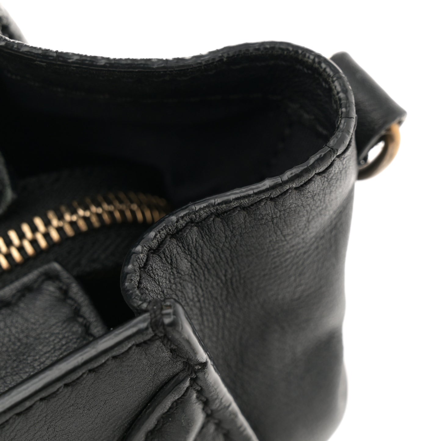 Smooth Calfskin Nano Luggage Black