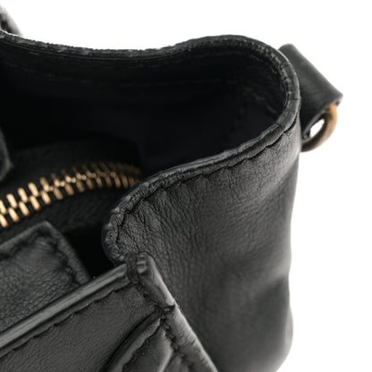 Celine Smooth Calfskin Nano Luggage Black 12 of 14