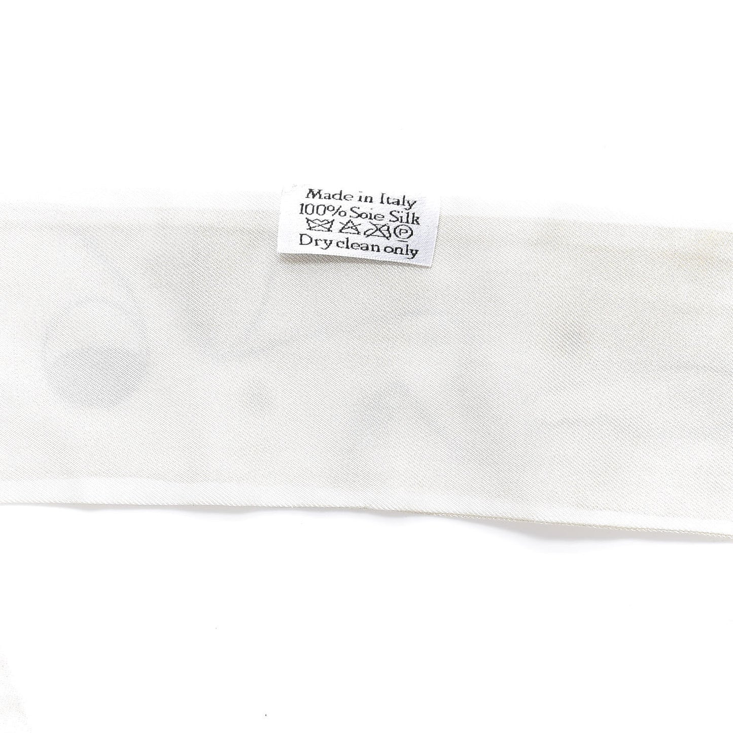 Silk Mitzah Scarf Off White