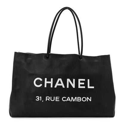 Chanel Calfskin Large Essential 31 Rue Cambon Tote Black 1 of 11